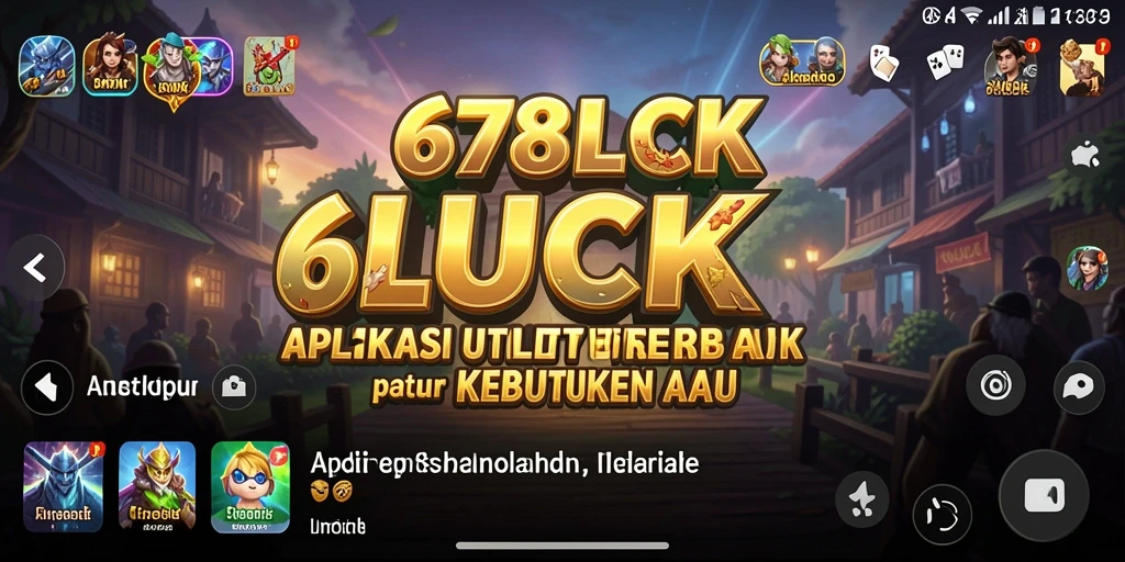 Tampilan aplikasi 678LUCK dengan fitur pengingat dan analisis.
