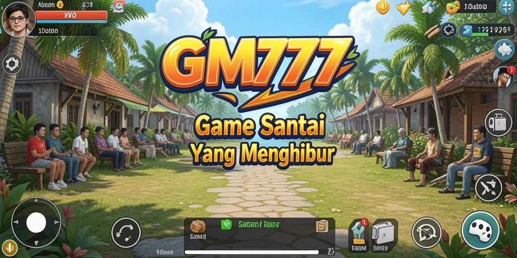 Tampilan seru gameplay GM777 yang penuh warna.