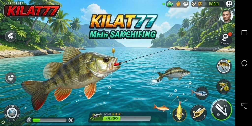 Gameplay KILAT77 menampilkan aksi memancing yang mendebarkan.