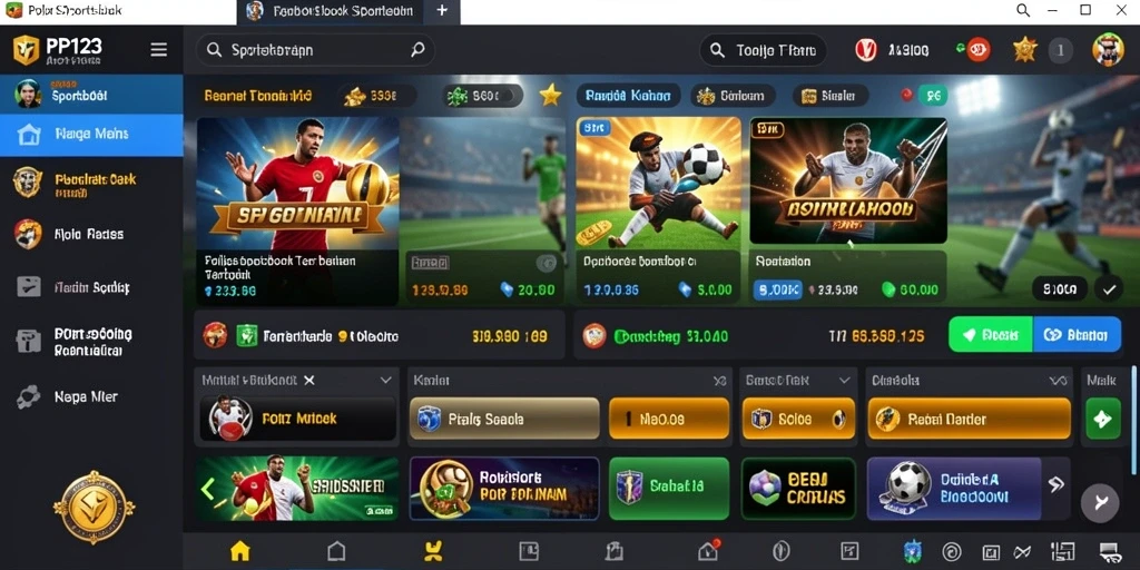 Tampilan menarik dari gameplay Sportsbook PP123.